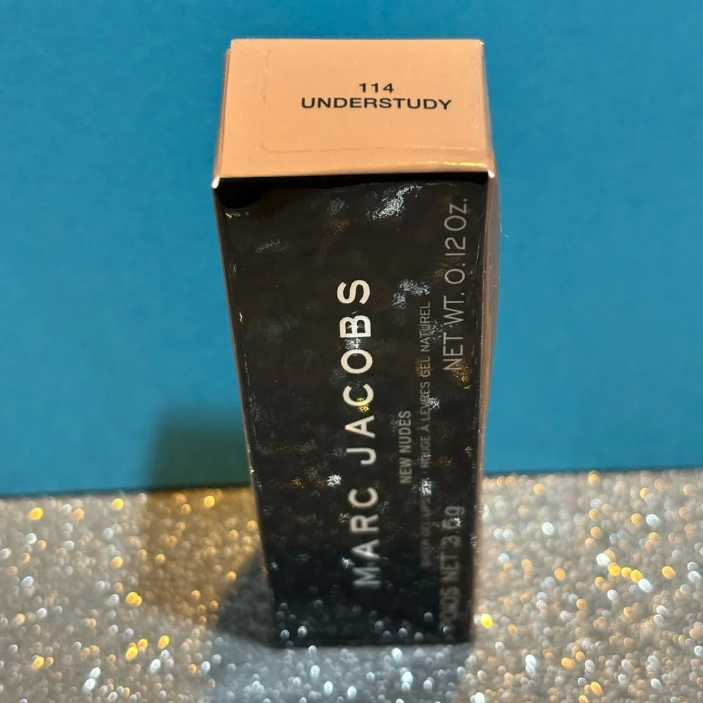 BNIB! HTF! MARC JACOBS New Nudes Sheer Gel Lipstick in UNDERSTUDY 114 💄💋 - Picture 4 of 8
